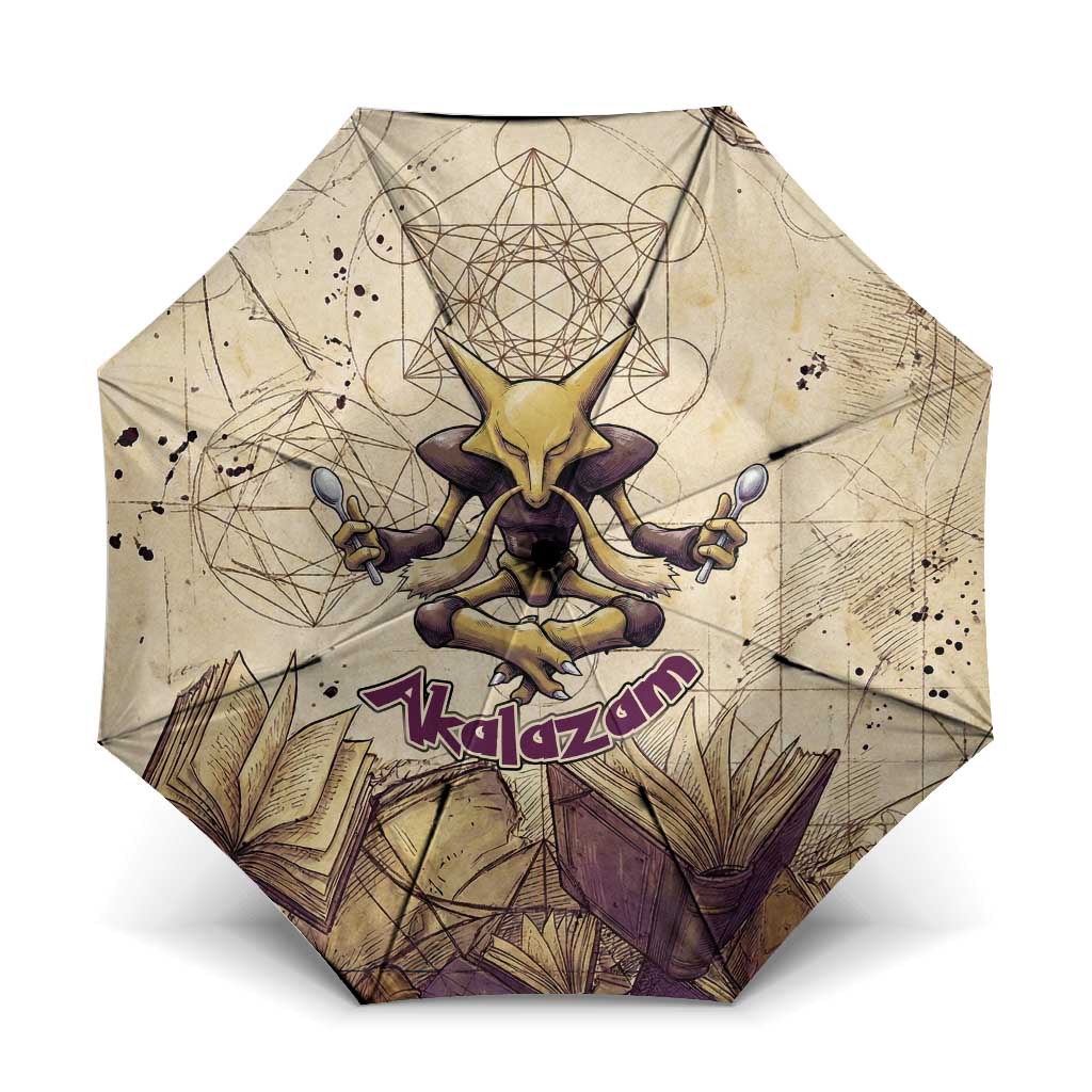 Alakazam Umbrella Mystic Geometric Alchemy Art