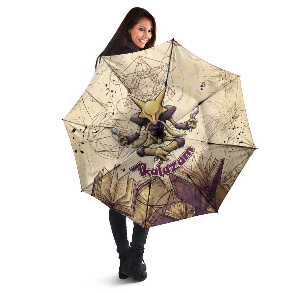 Alakazam Umbrella Mystic Geometric Alchemy Art