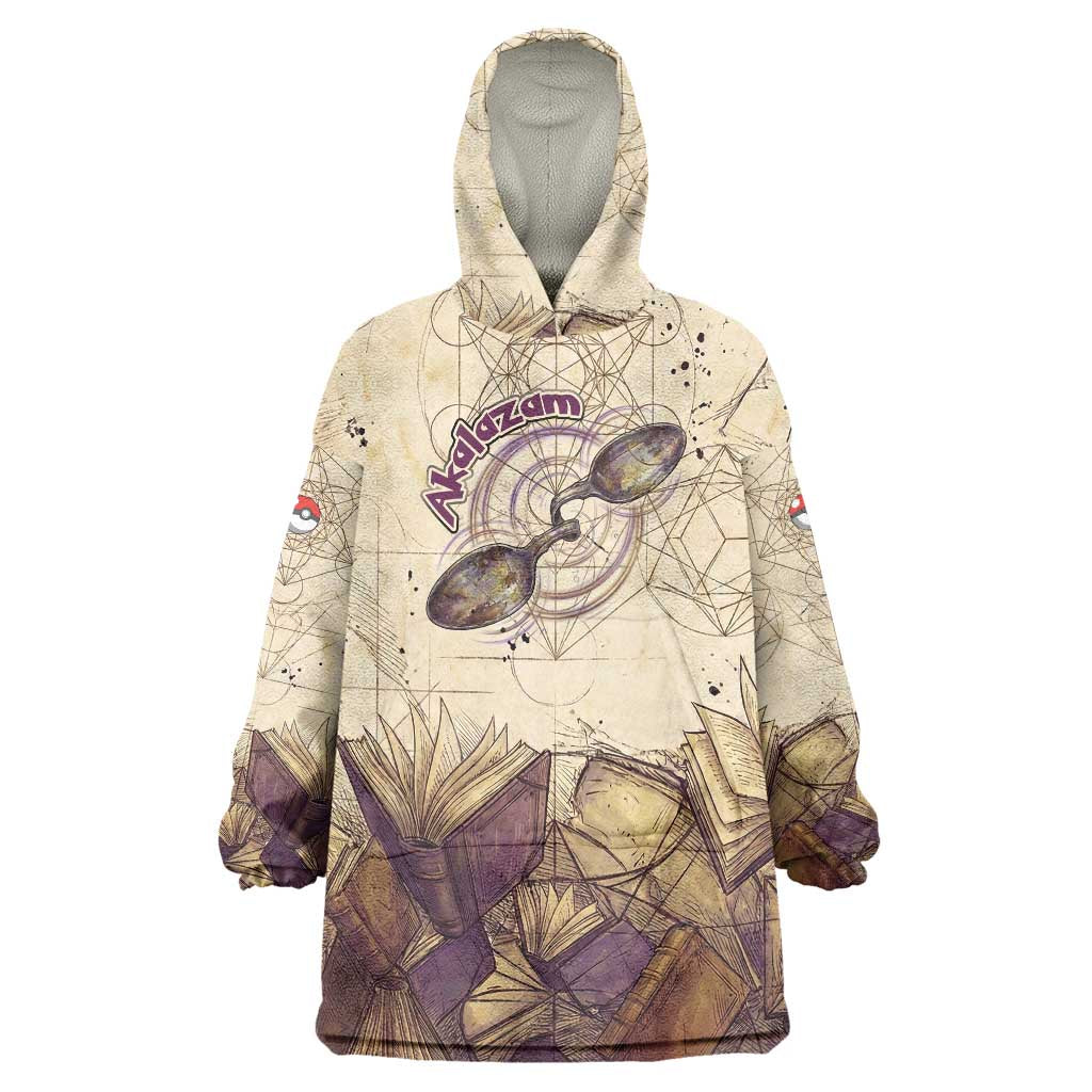 Alakazam Wearable Blanket Hoodie Mystic Geometric Alchemy Art