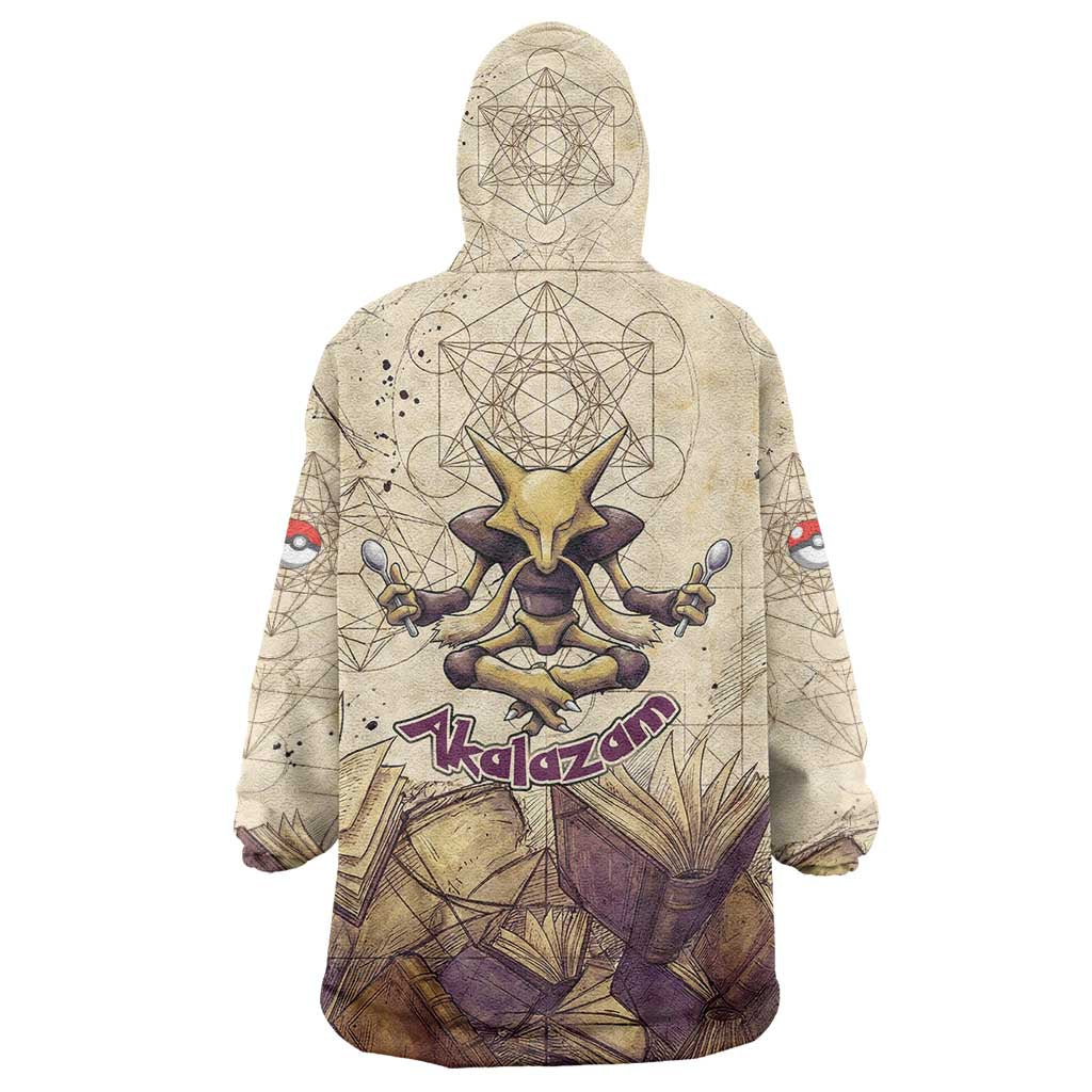Alakazam Wearable Blanket Hoodie Mystic Geometric Alchemy Art