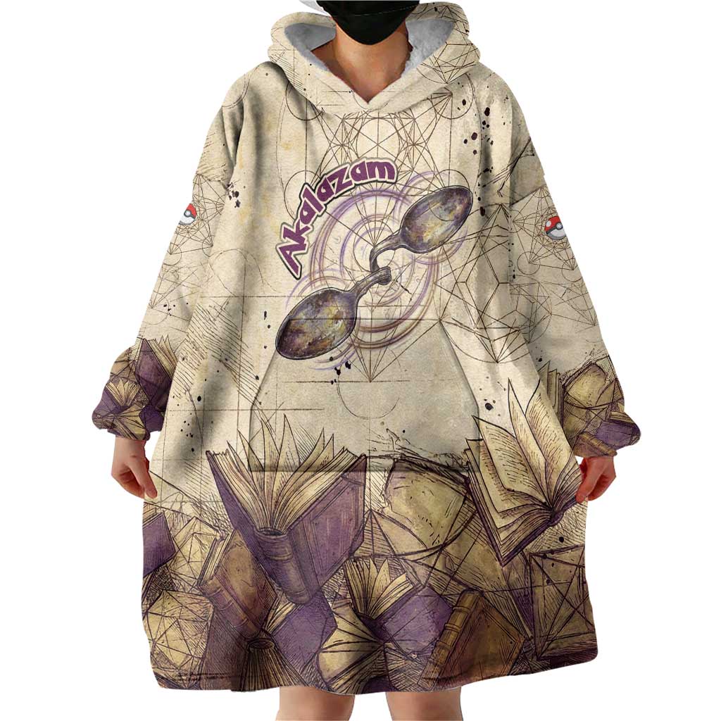 Alakazam Wearable Blanket Hoodie Mystic Geometric Alchemy Art