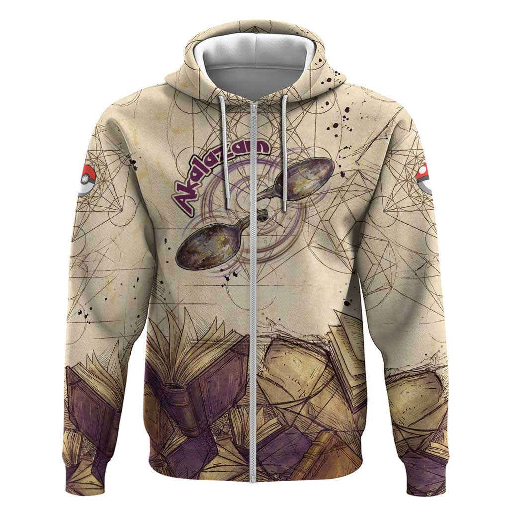 Alakazam Zip Hoodie Mystic Geometric Alchemy Art