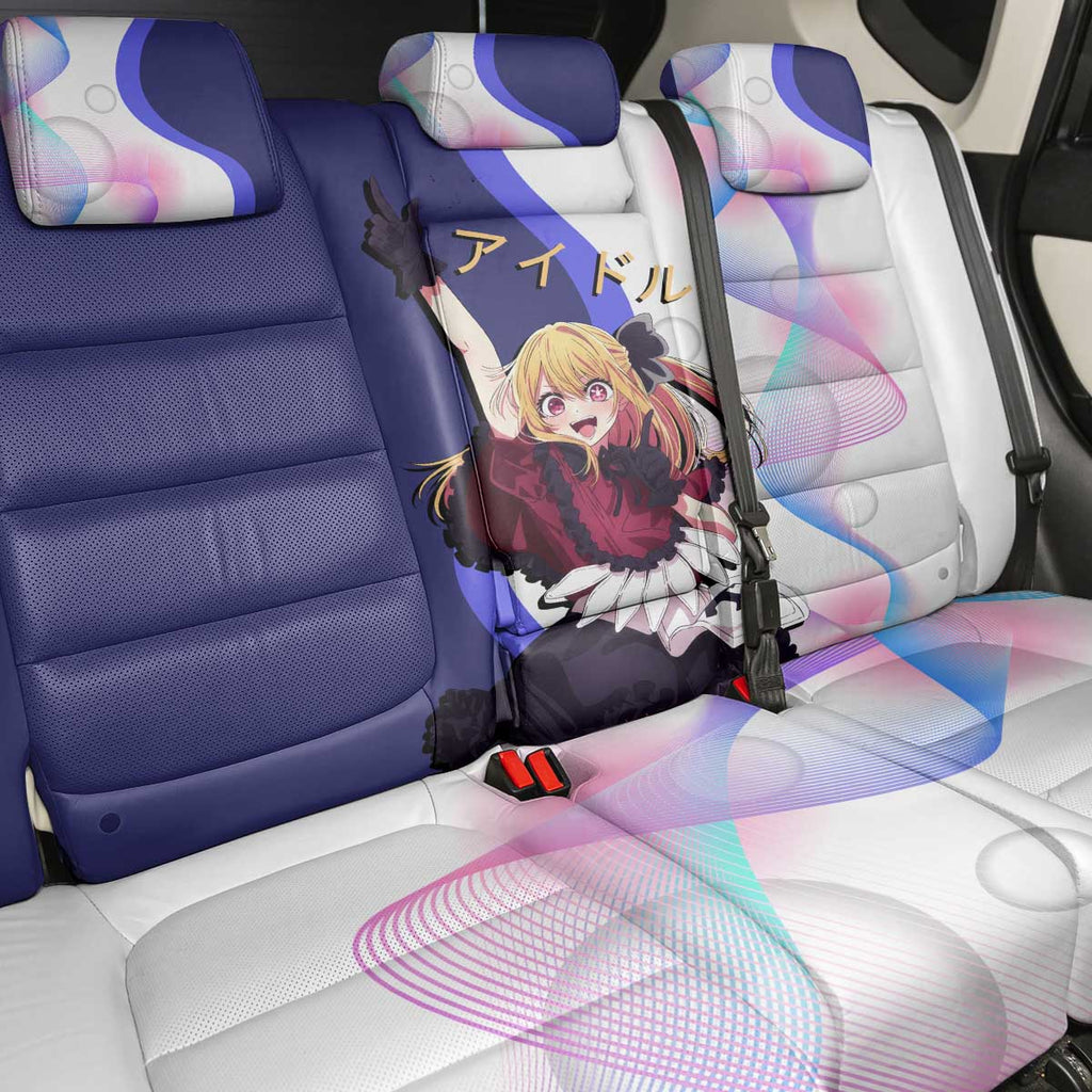 Ruby Hoshino Idol Back Car Seat Cover Vibrant Idol Anime Style