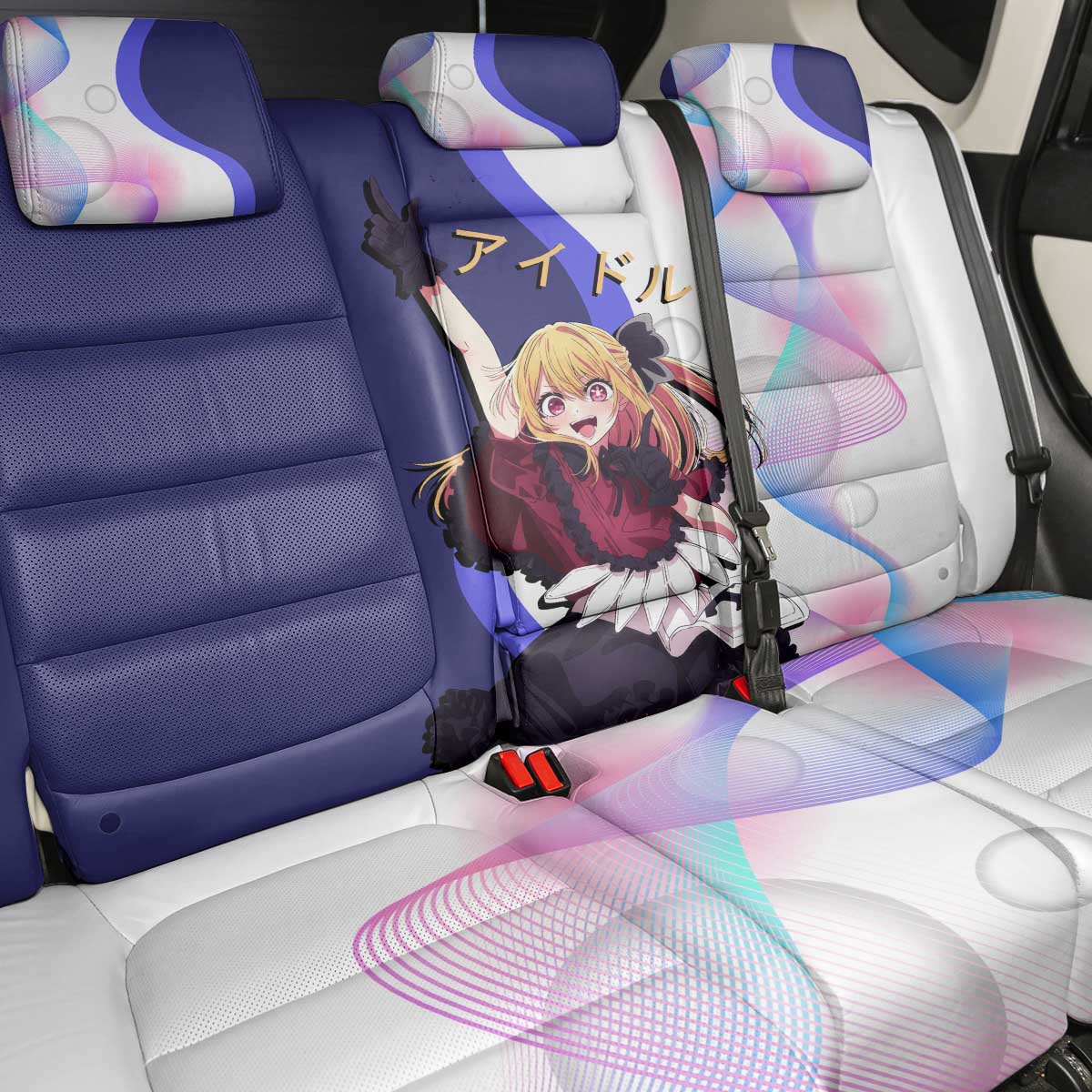 Ruby Hoshino Idol Back Car Seat Cover Vibrant Idol Anime Style