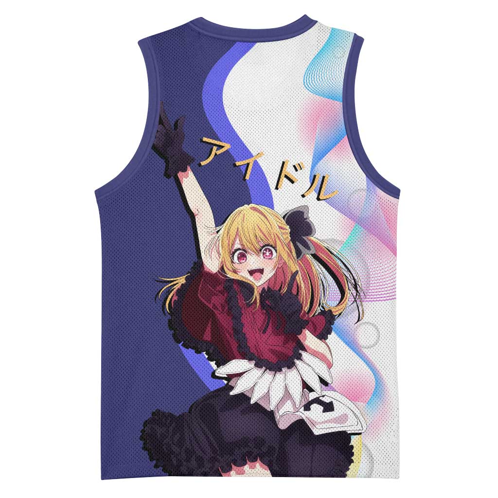 Ruby Hoshino Idol Basketball Jersey Vibrant Idol Anime Style