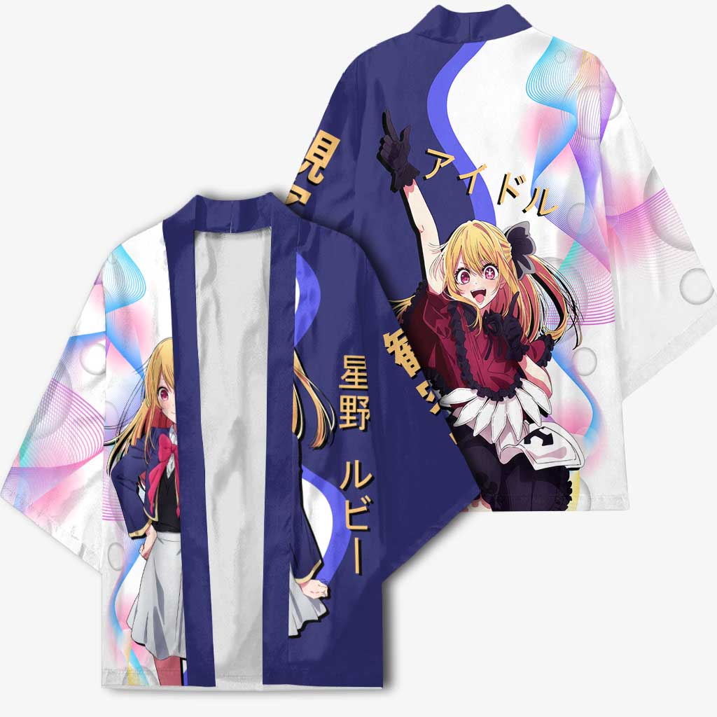 Ruby Hoshino Idol Kimono Vibrant Idol Anime Style