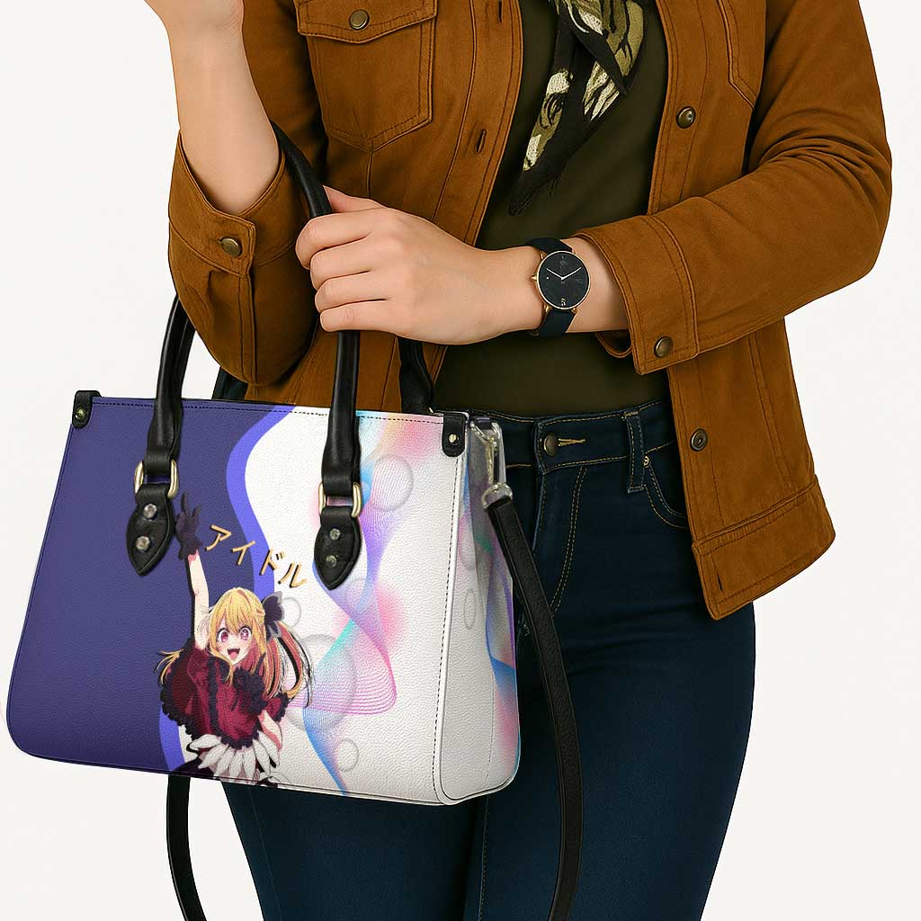 Ruby Hoshino Idol Leather Bag Vibrant Idol Anime Style
