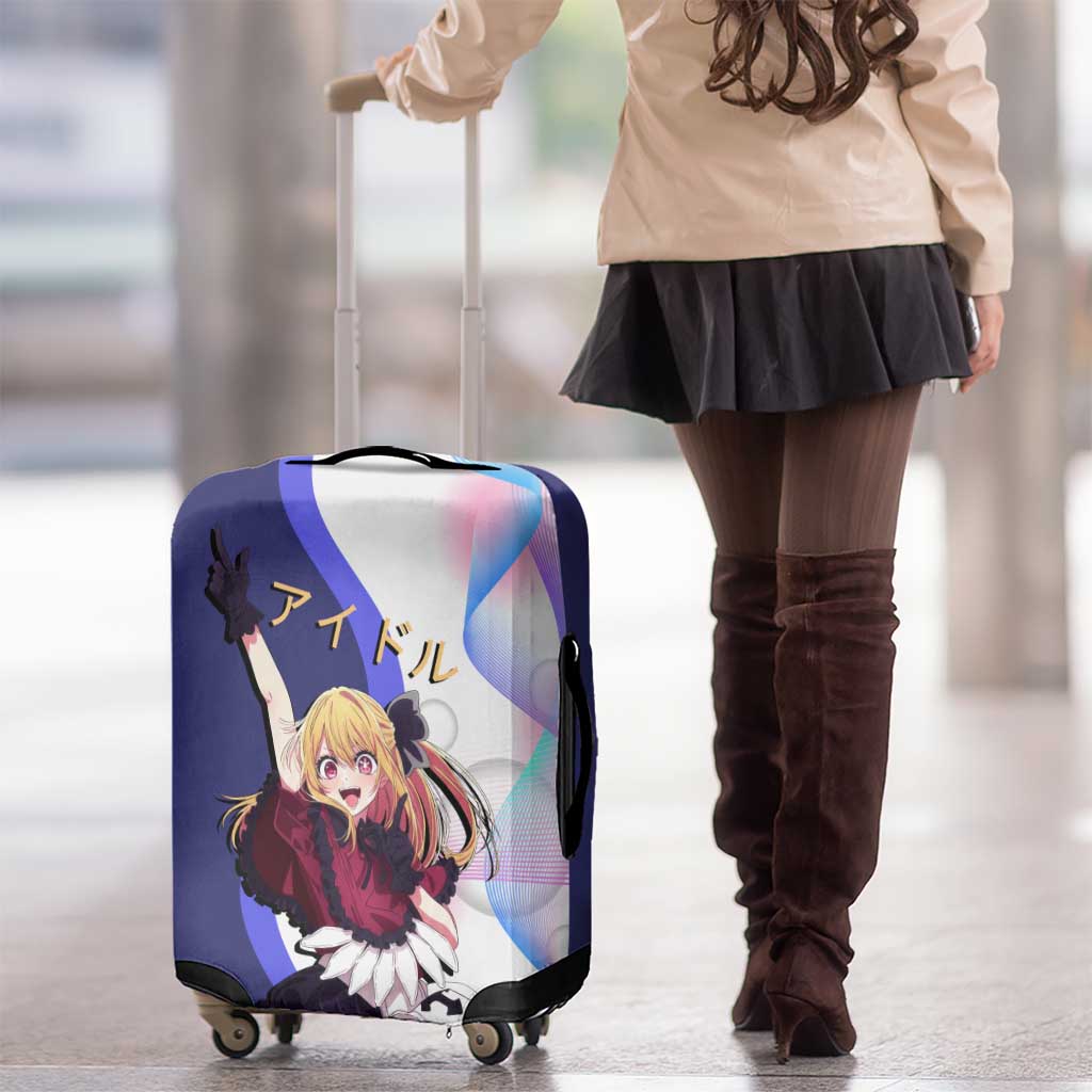 Ruby Hoshino Idol Luggage Cover Vibrant Idol Anime Style