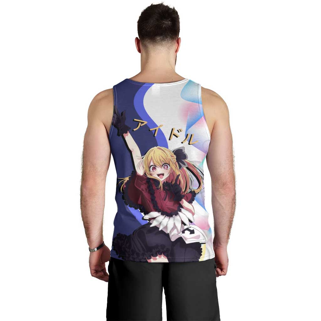 Ruby Hoshino Idol Men Tank Top Vibrant Idol Anime Style