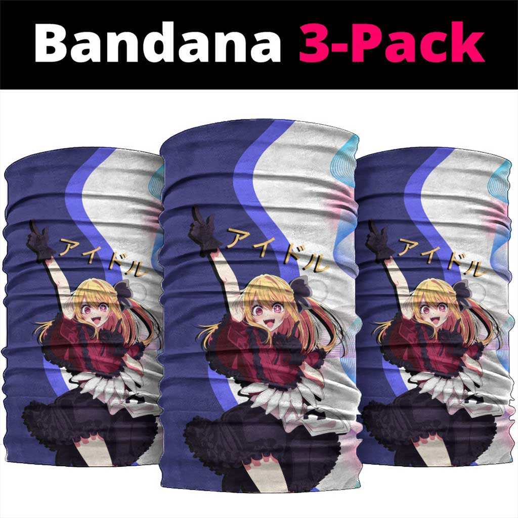 Ruby Hoshino Idol Neck Gaiter Vibrant Idol Anime Style