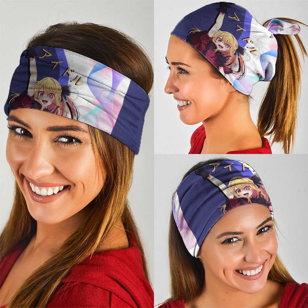 Ruby Hoshino Idol Neck Gaiter Vibrant Idol Anime Style