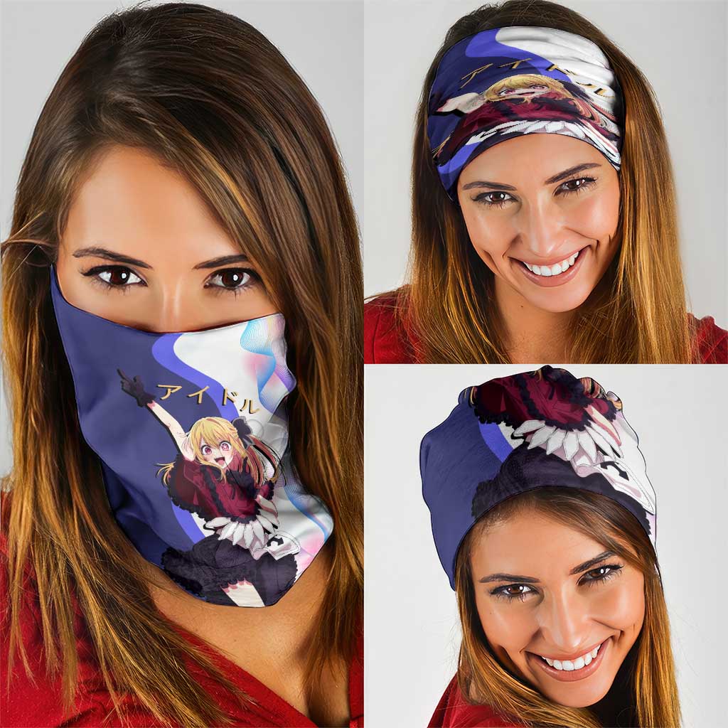 Ruby Hoshino Idol Neck Gaiter Vibrant Idol Anime Style