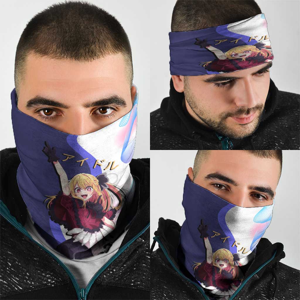 Ruby Hoshino Idol Neck Gaiter Vibrant Idol Anime Style