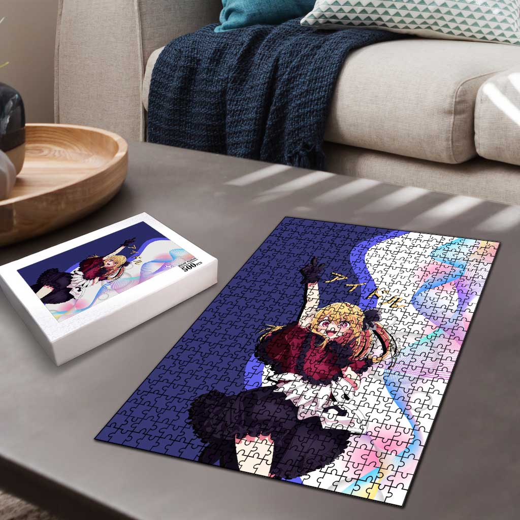 Ruby Hoshino Idol Puzzle Vibrant Idol Anime Style