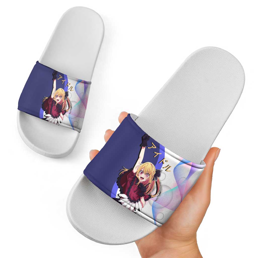 Ruby Hoshino Idol Slide Sandals Vibrant Idol Anime Style