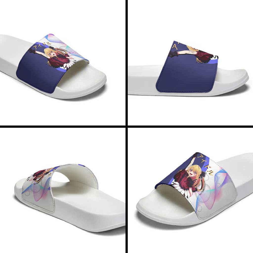 Ruby Hoshino Idol Slide Sandals Vibrant Idol Anime Style