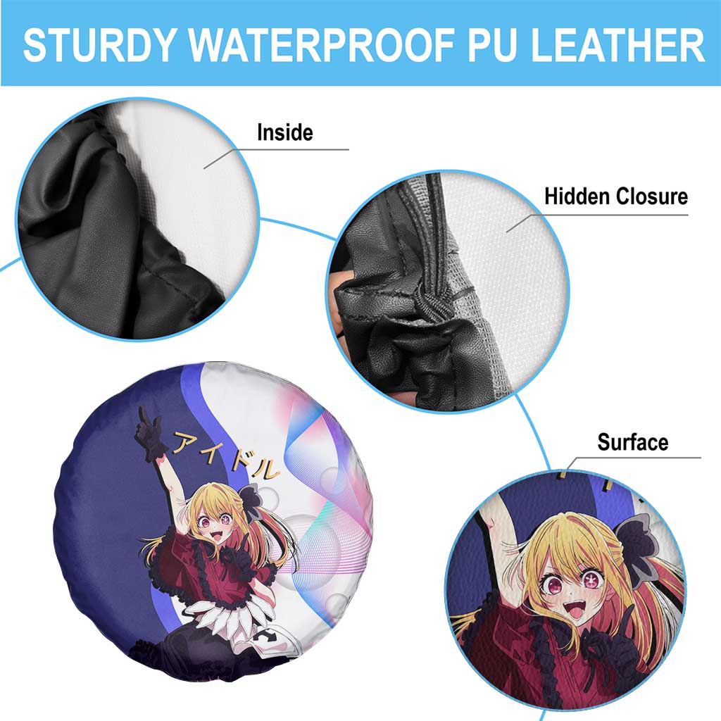 Ruby Hoshino Idol Spare Tire Cover Vibrant Idol Anime Style
