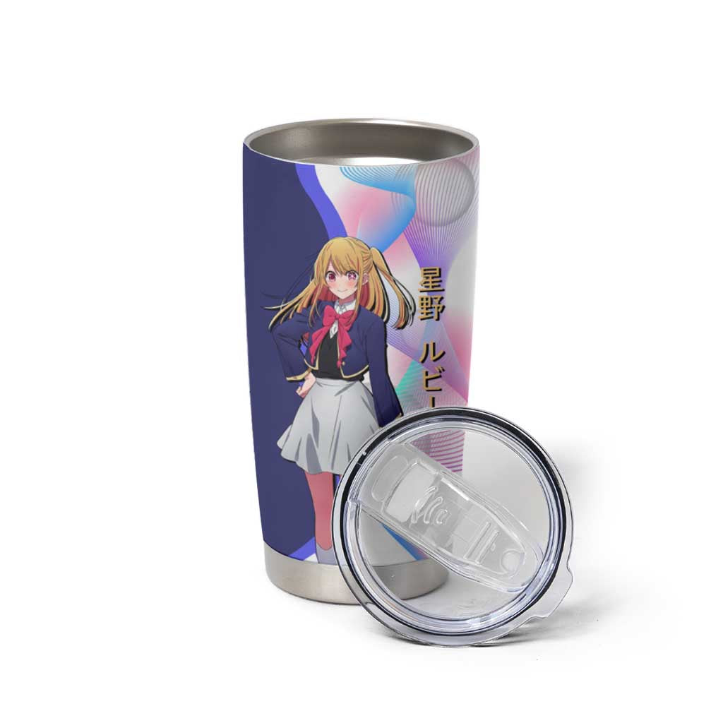 Ruby Hoshino Idol Tumbler Cup Vibrant Idol Anime Style