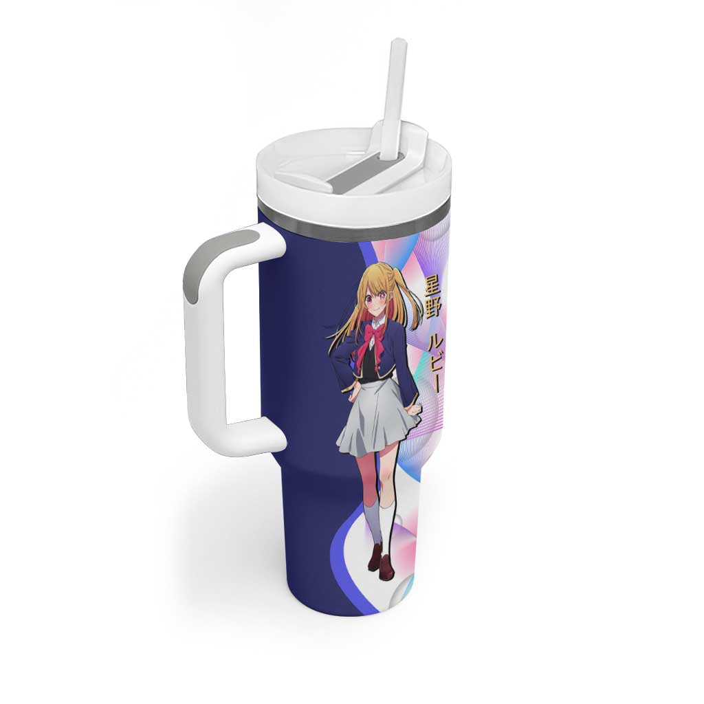 Ruby Hoshino Idol Tumbler With Handle Vibrant Idol Anime Style