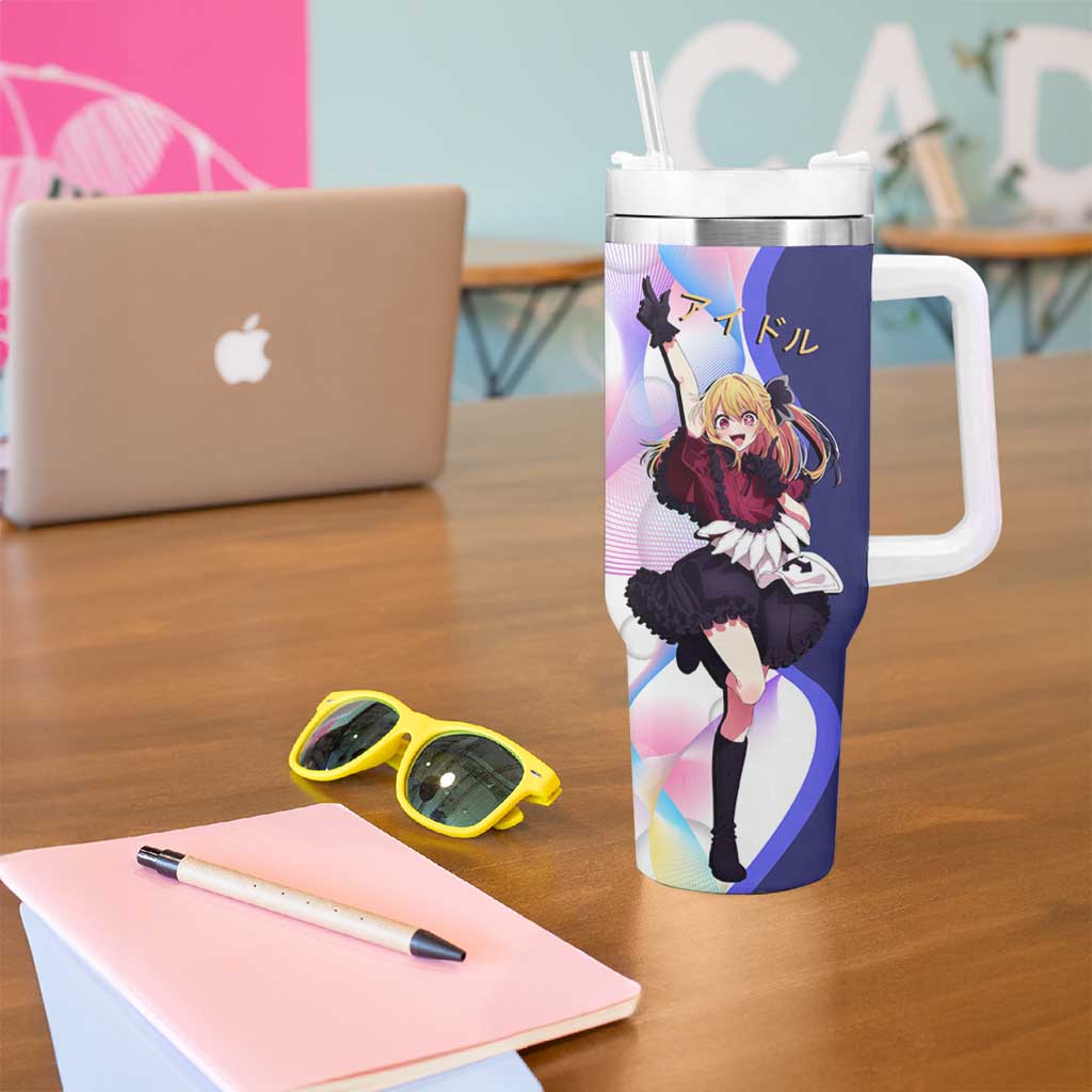 Ruby Hoshino Idol Tumbler With Handle Vibrant Idol Anime Style