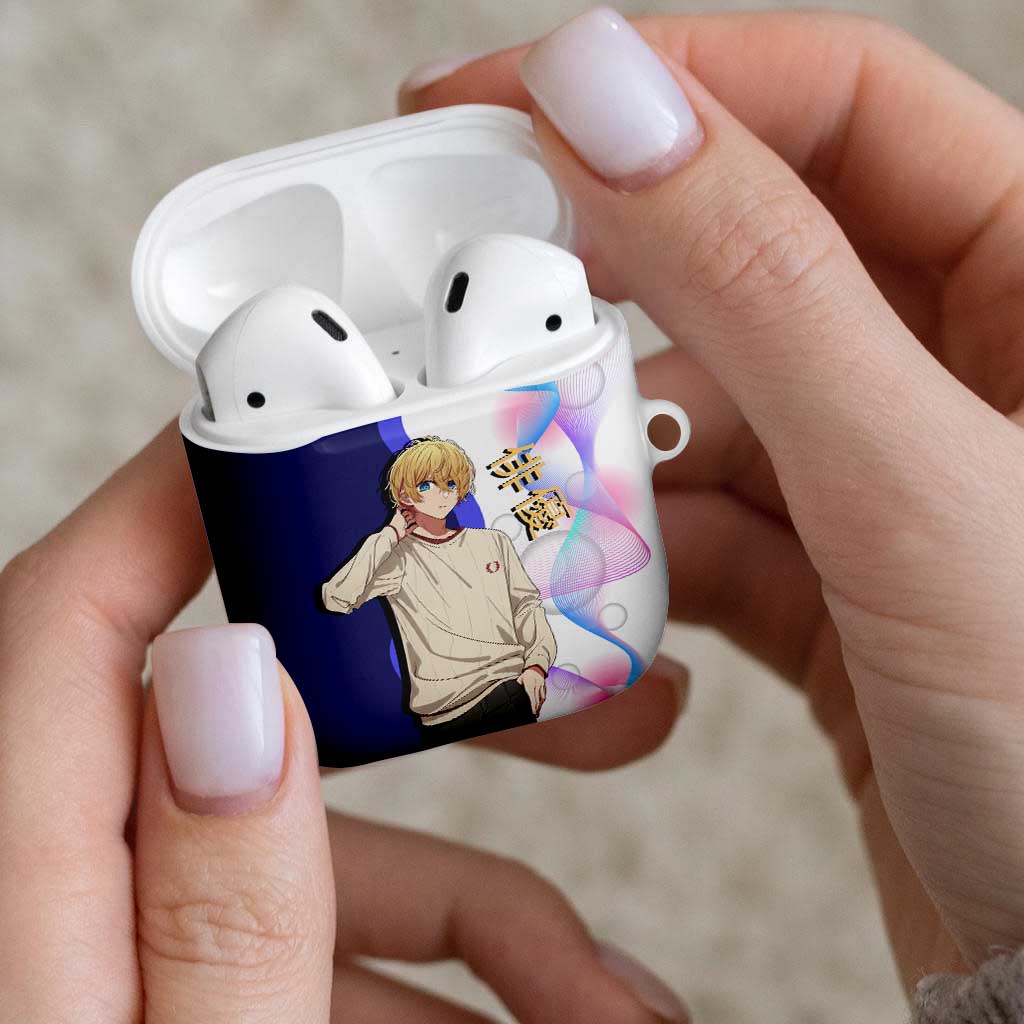 Aquamarine Hoshino AirPods Case Stylish Idol Anime Aesthetic