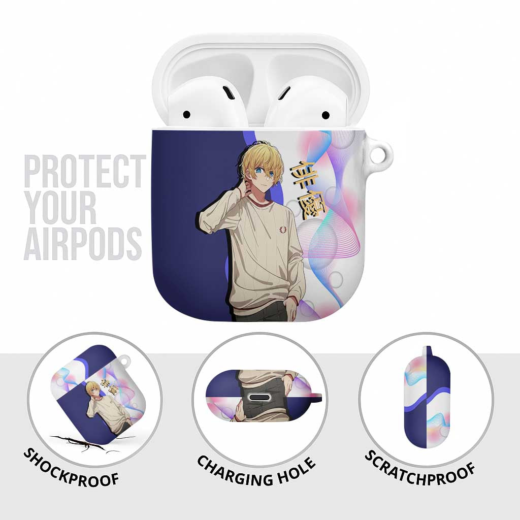 Aquamarine Hoshino AirPods Case Stylish Idol Anime Aesthetic