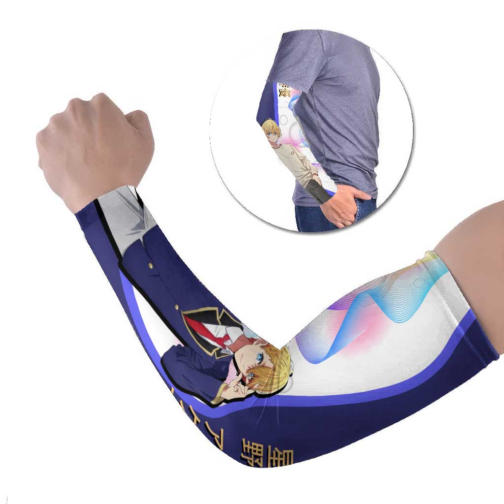 Aquamarine Hoshino Arm Sleeves Stylish Idol Anime Aesthetic