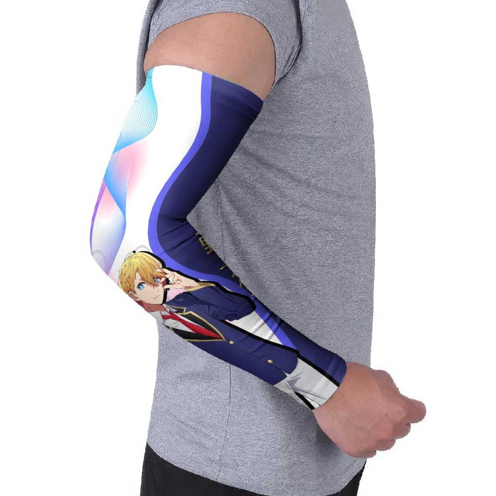 Aquamarine Hoshino Arm Sleeves Stylish Idol Anime Aesthetic