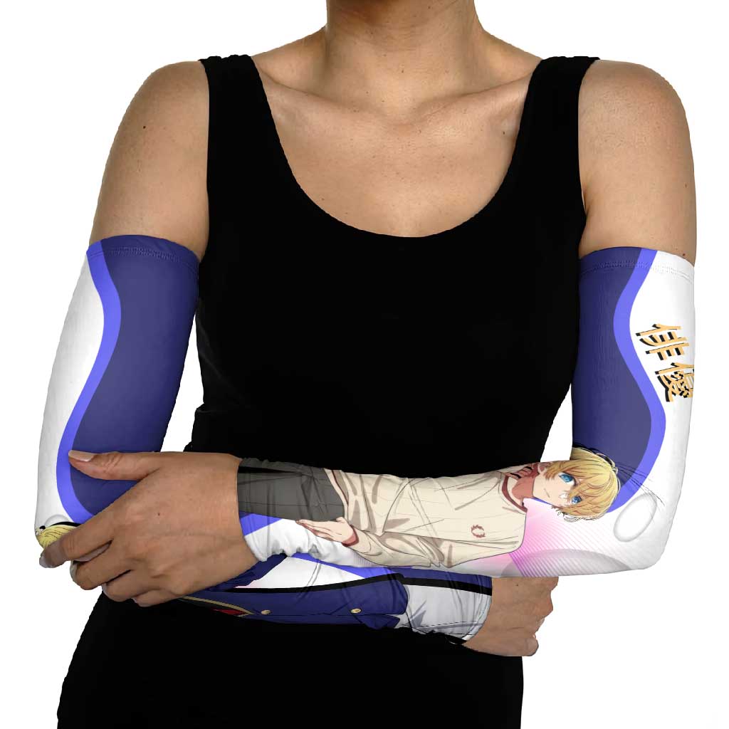 Aquamarine Hoshino Arm Sleeves Stylish Idol Anime Aesthetic