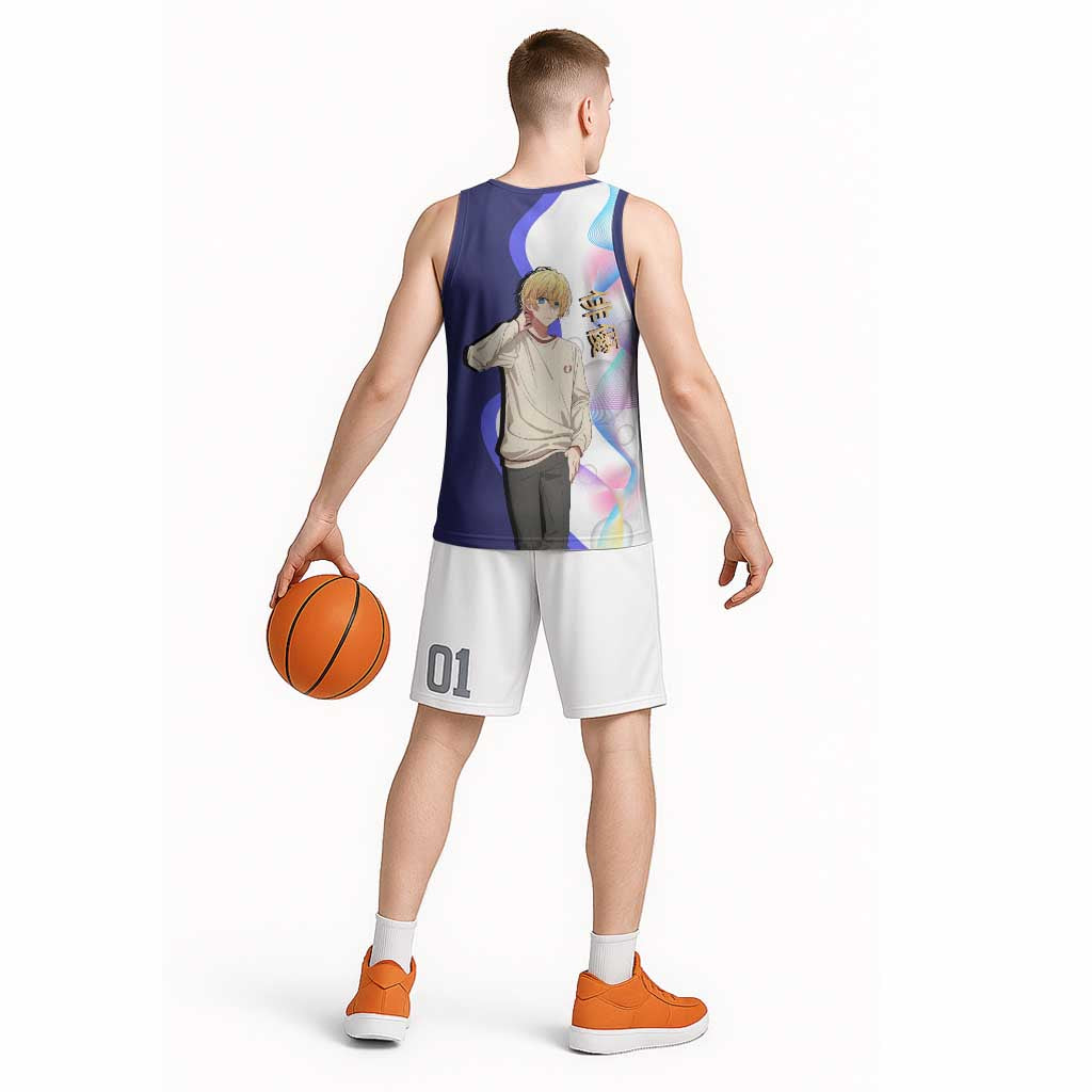 Aquamarine Hoshino Basketball Jersey Stylish Idol Anime Aesthetic