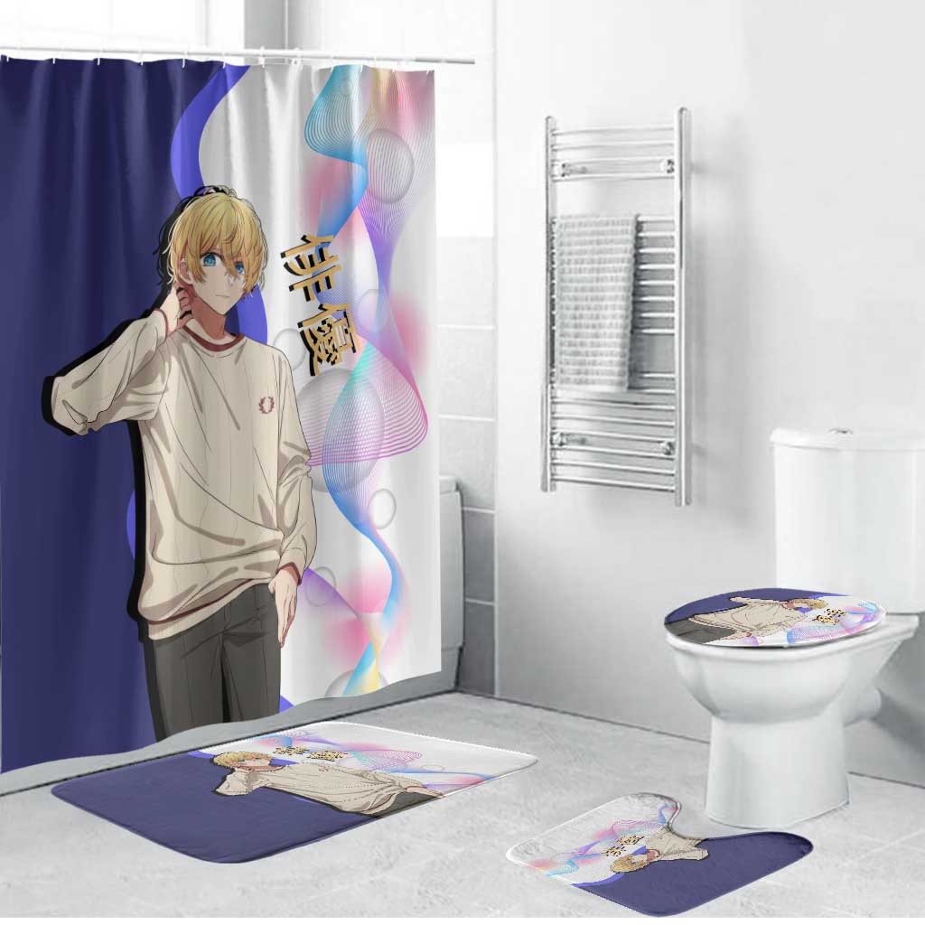 Aquamarine Hoshino Bathroom Set Stylish Idol Anime Aesthetic
