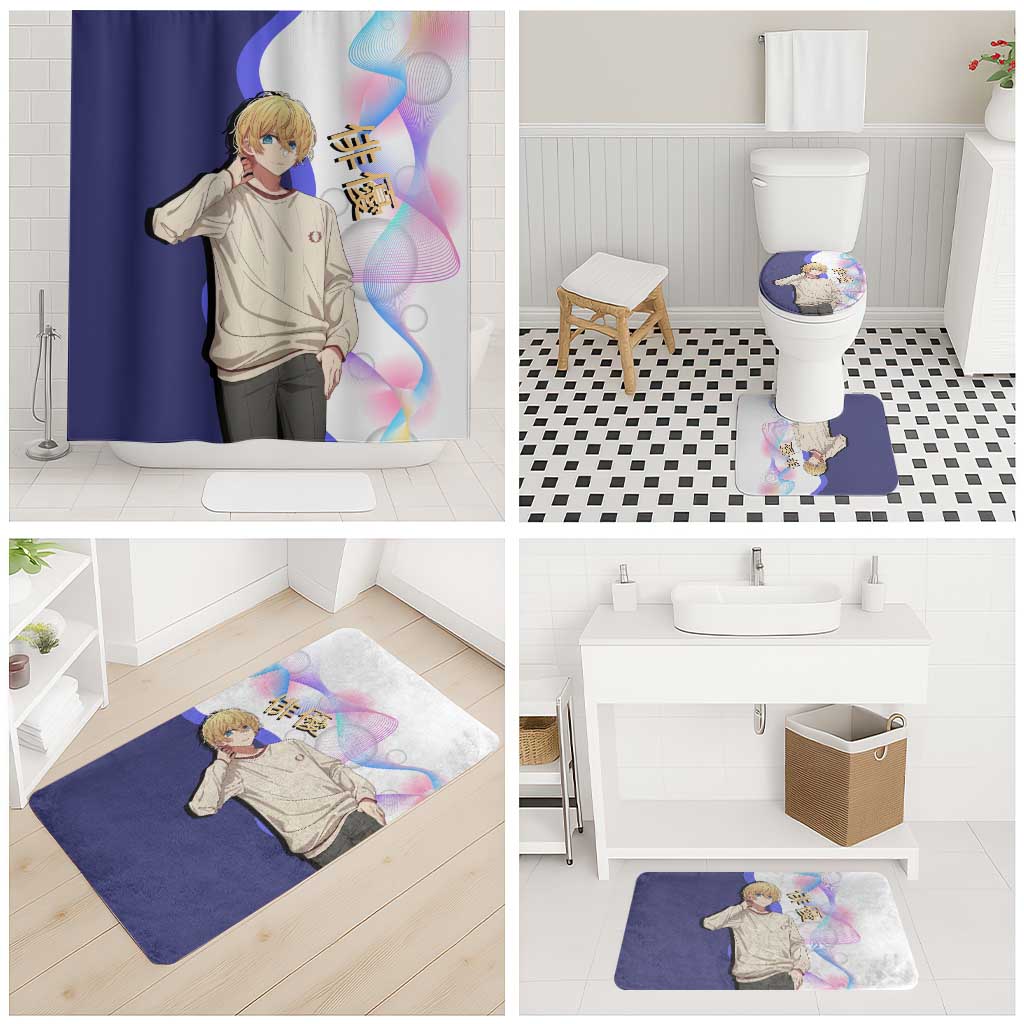 Aquamarine Hoshino Bathroom Set Stylish Idol Anime Aesthetic