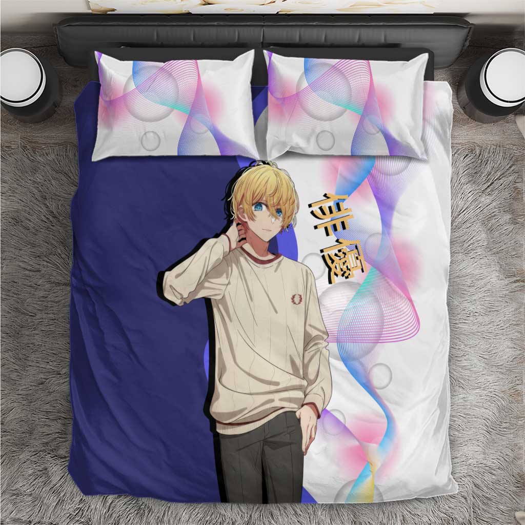 Aquamarine Hoshino Bedding Set Stylish Idol Anime Aesthetic