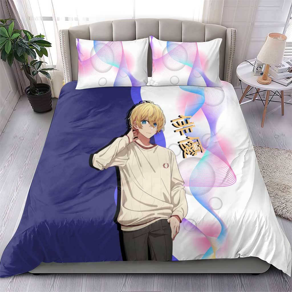 Aquamarine Hoshino Bedding Set Stylish Idol Anime Aesthetic