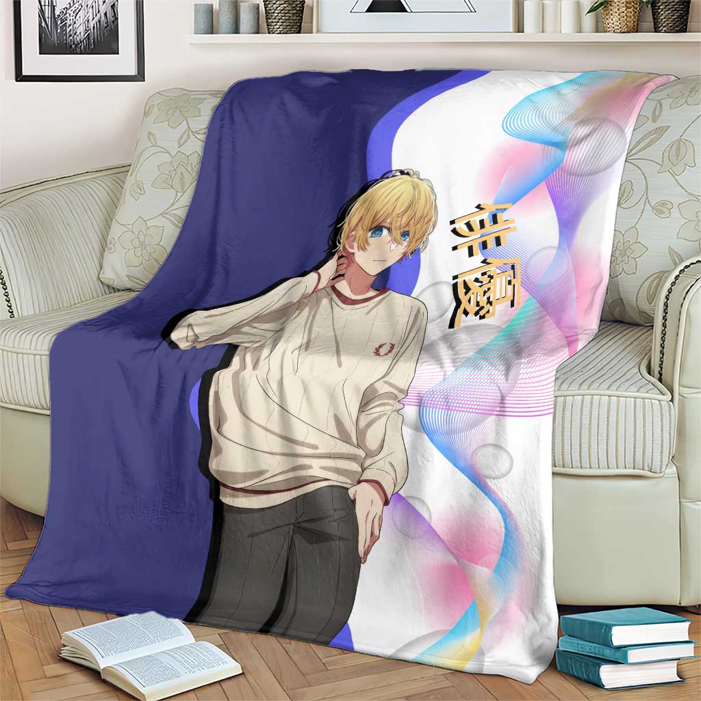 Aquamarine Hoshino Blanket Stylish Idol Anime Aesthetic