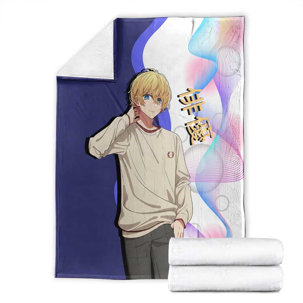 Aquamarine Hoshino Blanket Stylish Idol Anime Aesthetic