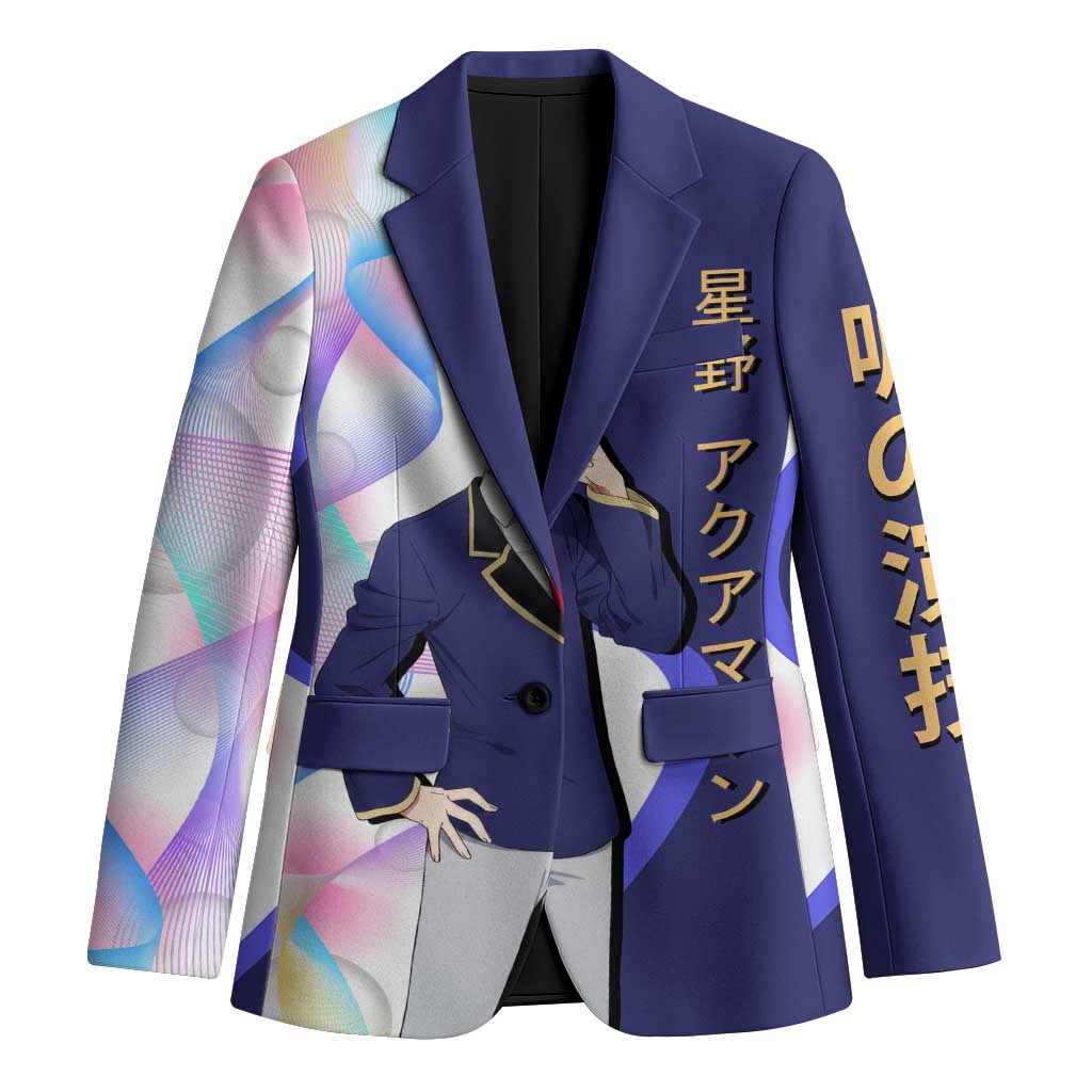 Aquamarine Hoshino Blazer Stylish Idol Anime Aesthetic