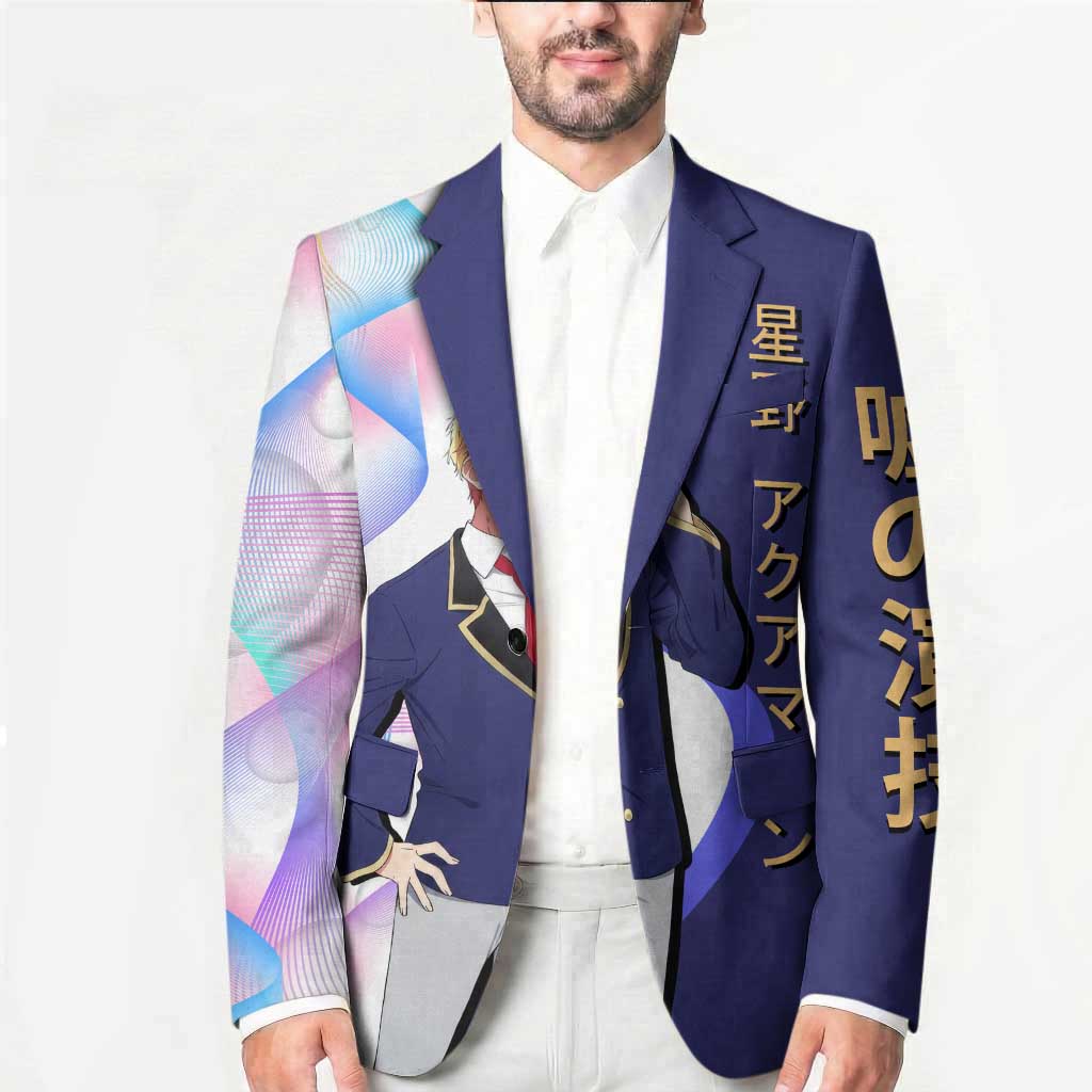 Aquamarine Hoshino Blazer Stylish Idol Anime Aesthetic