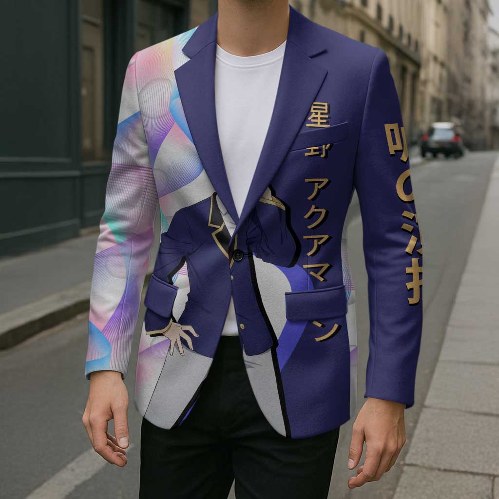 Aquamarine Hoshino Blazer Stylish Idol Anime Aesthetic