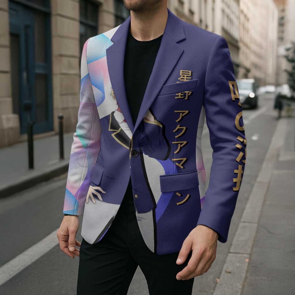 Aquamarine Hoshino Blazer Stylish Idol Anime Aesthetic