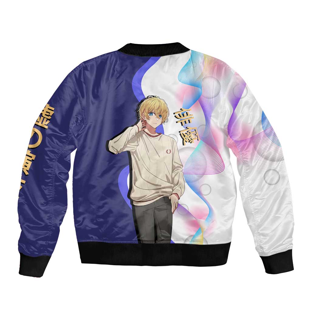 Aquamarine Hoshino Bomber Jacket Stylish Idol Anime Aesthetic
