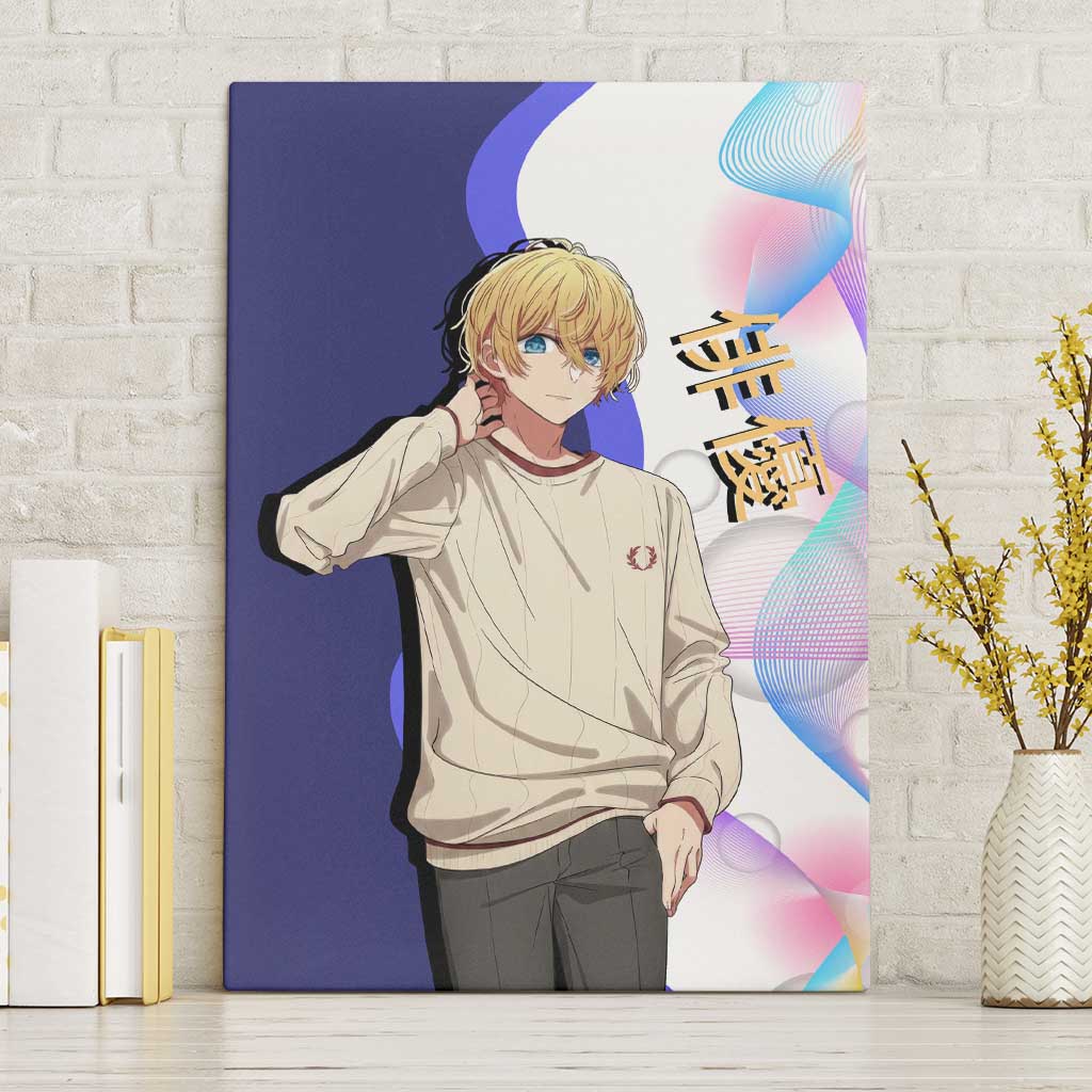 Aquamarine Hoshino Canvas Wall Art Stylish Idol Anime Aesthetic