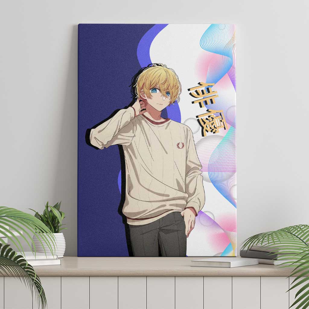 Aquamarine Hoshino Canvas Wall Art Stylish Idol Anime Aesthetic