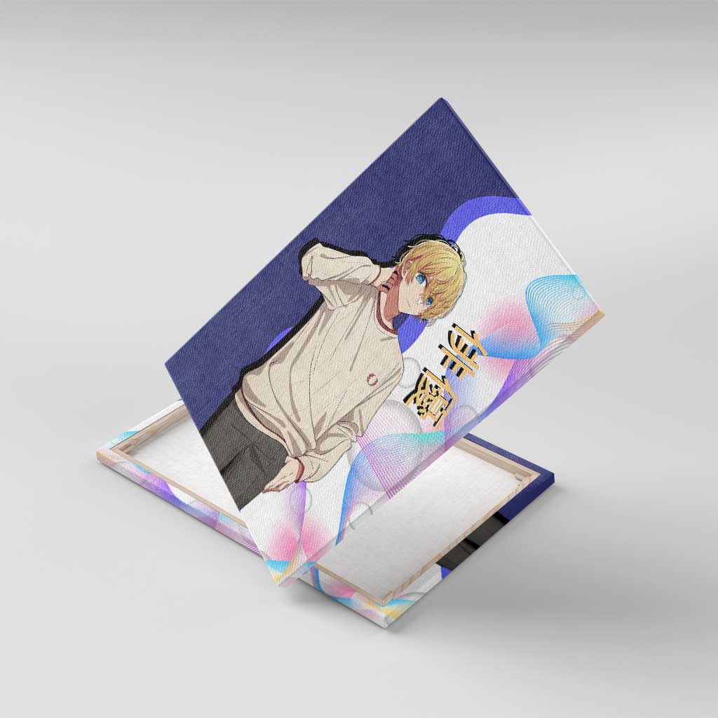 Aquamarine Hoshino Canvas Wall Art Stylish Idol Anime Aesthetic