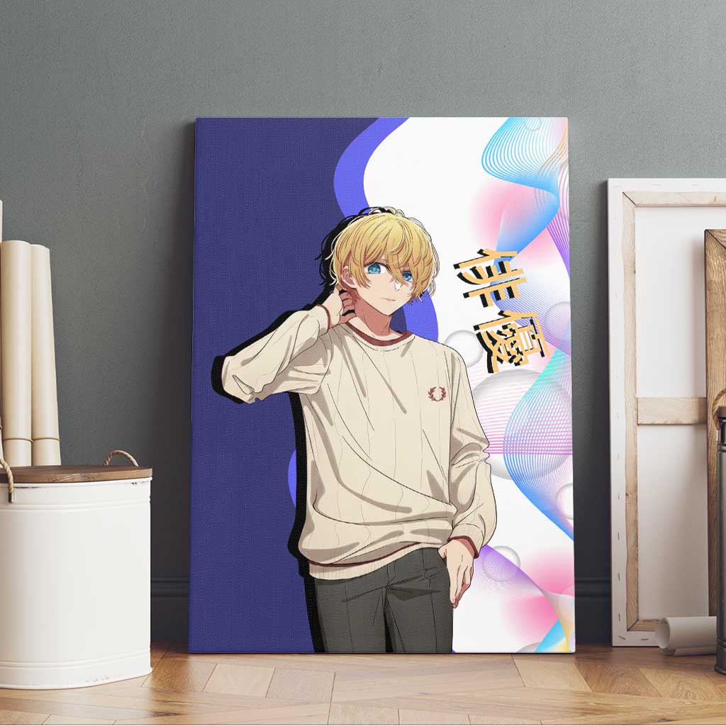 Aquamarine Hoshino Canvas Wall Art Stylish Idol Anime Aesthetic