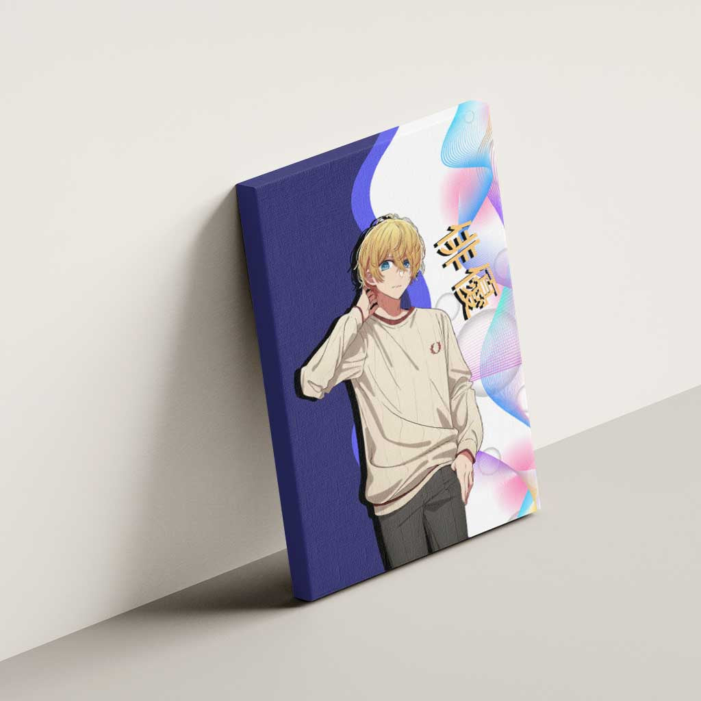 Aquamarine Hoshino Canvas Wall Art Stylish Idol Anime Aesthetic