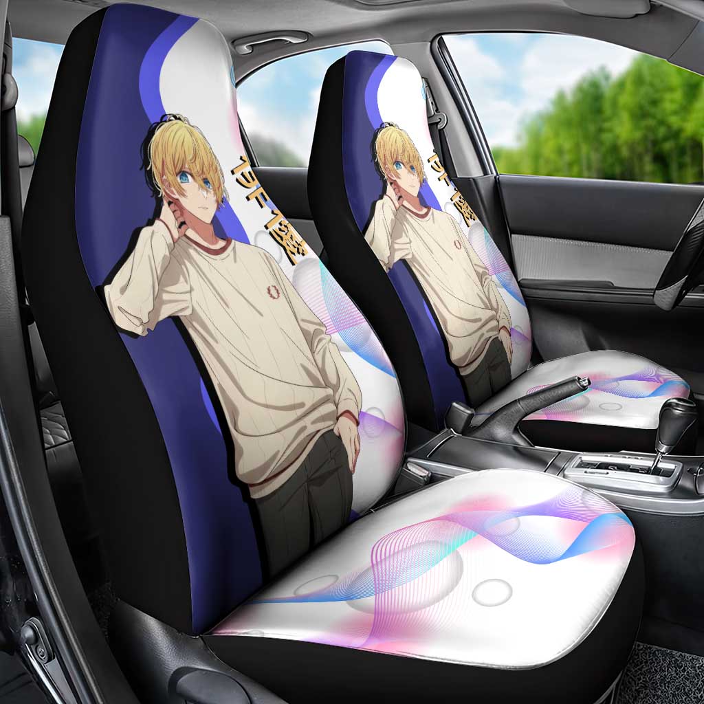 Aquamarine Hoshino Car Seat Cover Stylish Idol Anime Aesthetic
