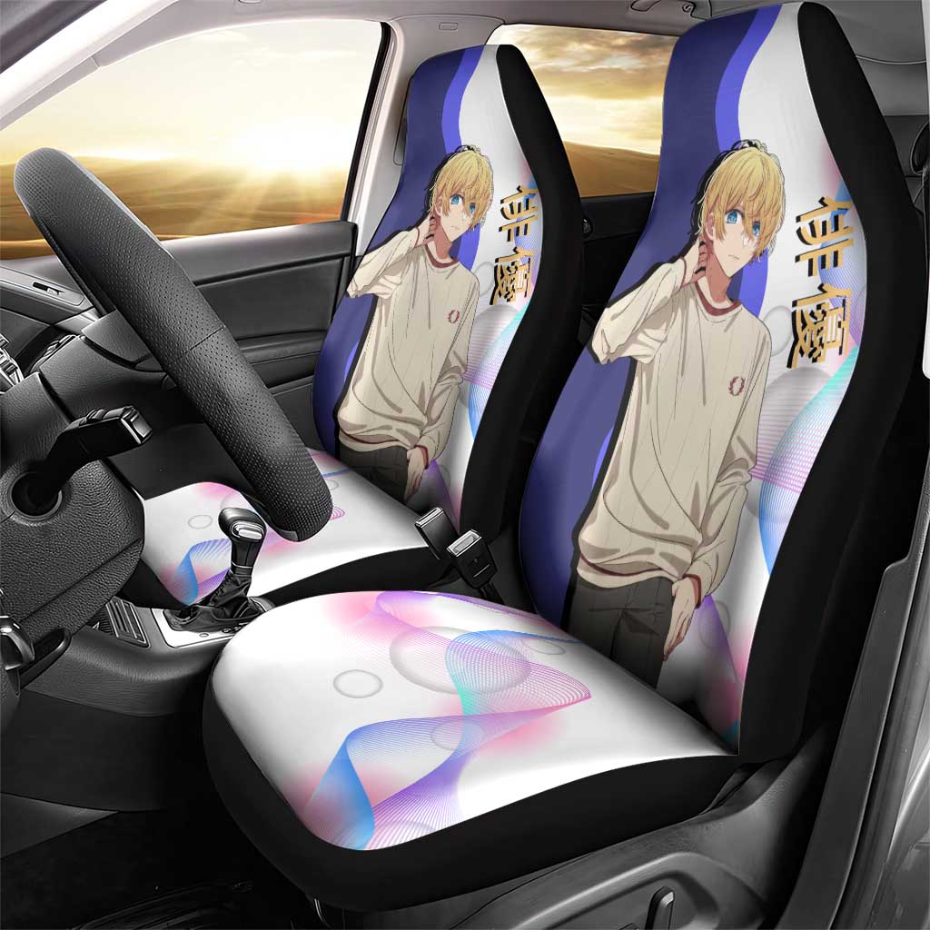 Aquamarine Hoshino Car Seat Cover Stylish Idol Anime Aesthetic