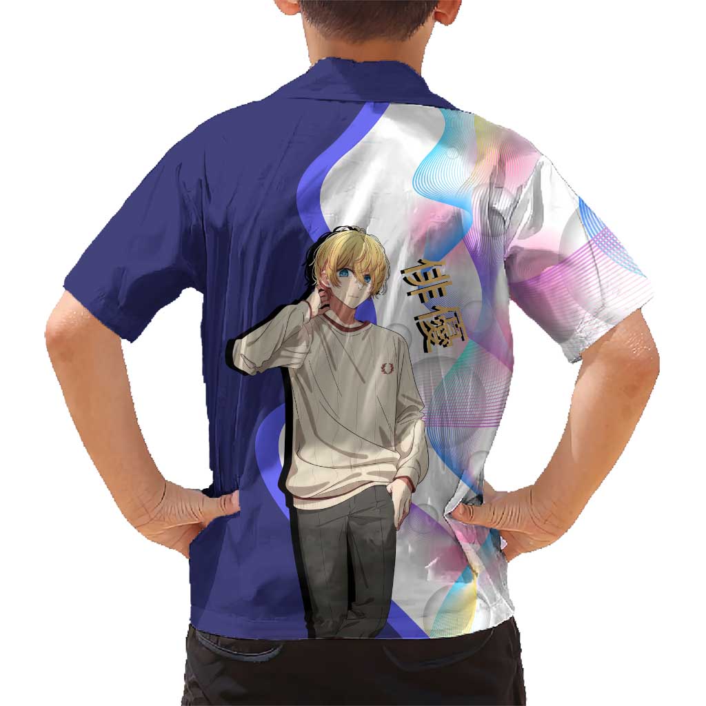 Aquamarine Hoshino Family Matching Tank Maxi Dress and Hawaiian Shirt Stylish Idol Anime Aesthetic