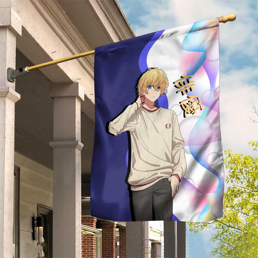 Aquamarine Hoshino Garden Flag Stylish Idol Anime Aesthetic